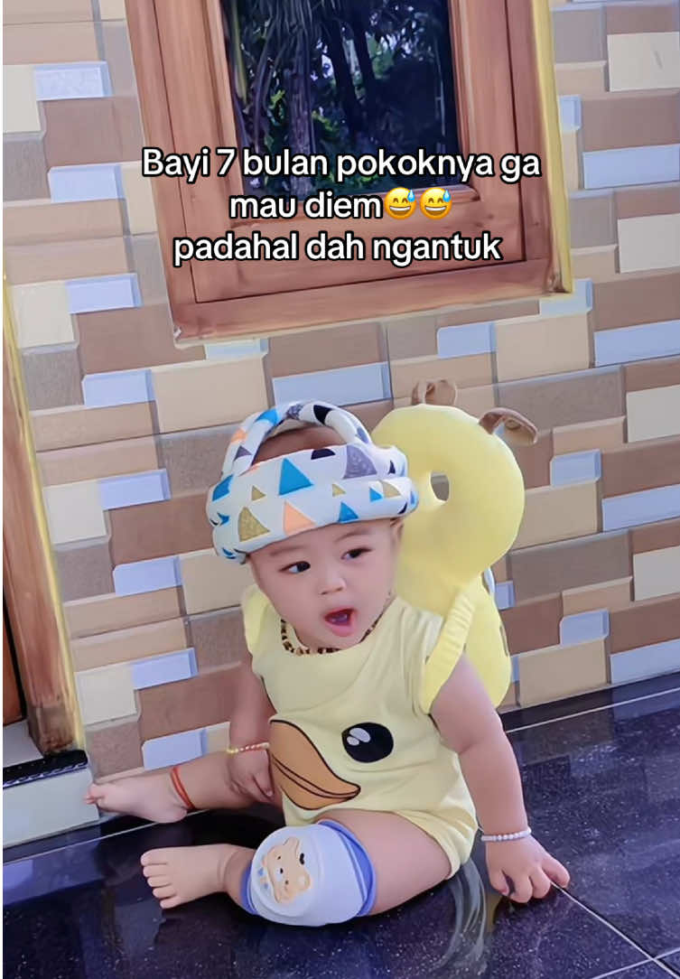Bayi aktif suka jatuh ,, kepala terbentur ,, untung ada ini sikecil jatuh pun aman ga nangis 😍🤏🏻tandanya ga ngrasain sakit ,,#bayi #bayiaktif #babycare #pelindungkepalabayi #fyp 