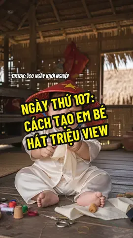 Cách tạo video em bé hát triệu view ngay trên #CapCut #capcutpioneer #capcutgenai #100ngaykhoinghiep 