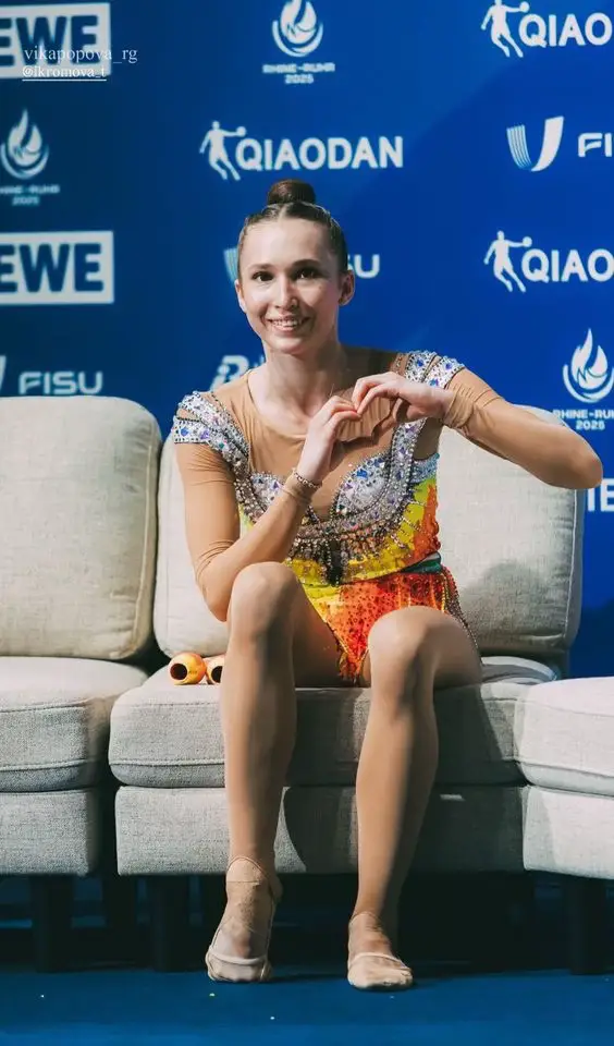 Wow 🤩  Takhmina Ikromova 🇺🇿 #rhytmicgymnastics #fyppppppppppppppppppppppp #uzbekistanrg #takhminaikromova 