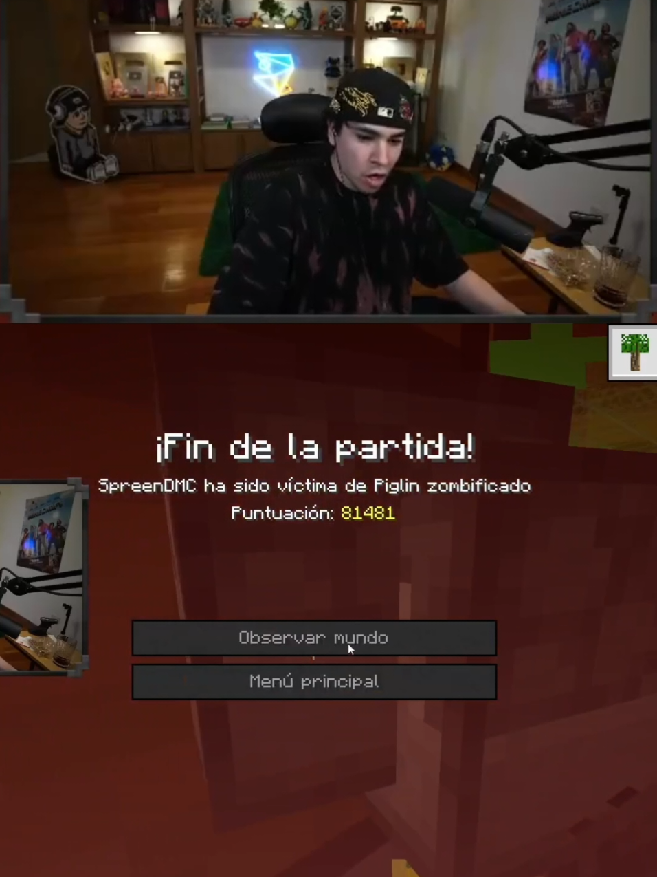 spreen murió en el hardcore y tendrá que sortear el auto  • #spreen #spreendmc #clips #paratii #Minecraft ;p
