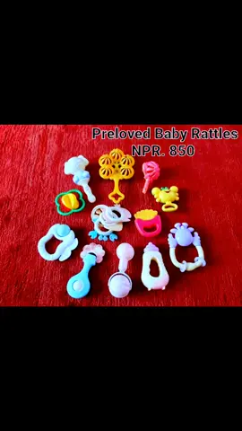 Baby Rattles/Toys Location: Gaushala, Kathmandu NPR. 850 No Delivery. Self Pickup Only. #babyrattles #toys #babyitems #preloved #urban.thrift.spot