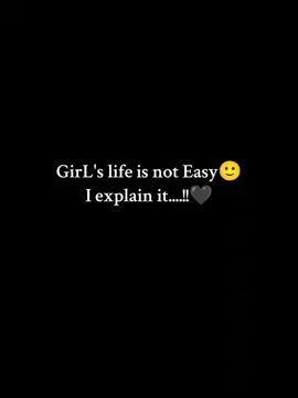Girl's Life is not Easy😅 #sadstory #foryoupage #viral 