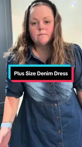 #ladiesclothing #plussize #denimdress #quality #comfy 