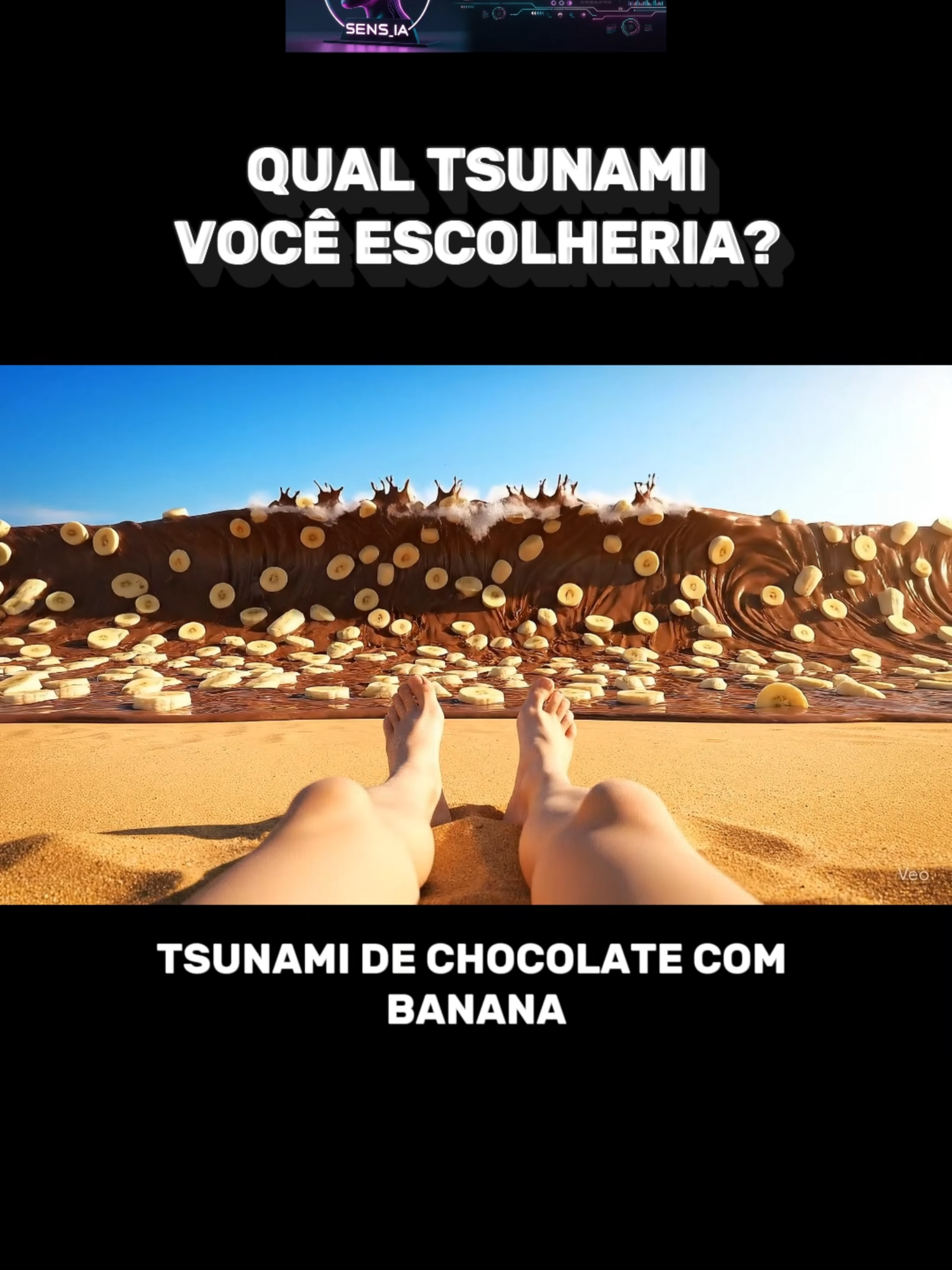 Qual tsunami você escolheria?  #asmr #ai #veo #satisfying #oddlysatisfying