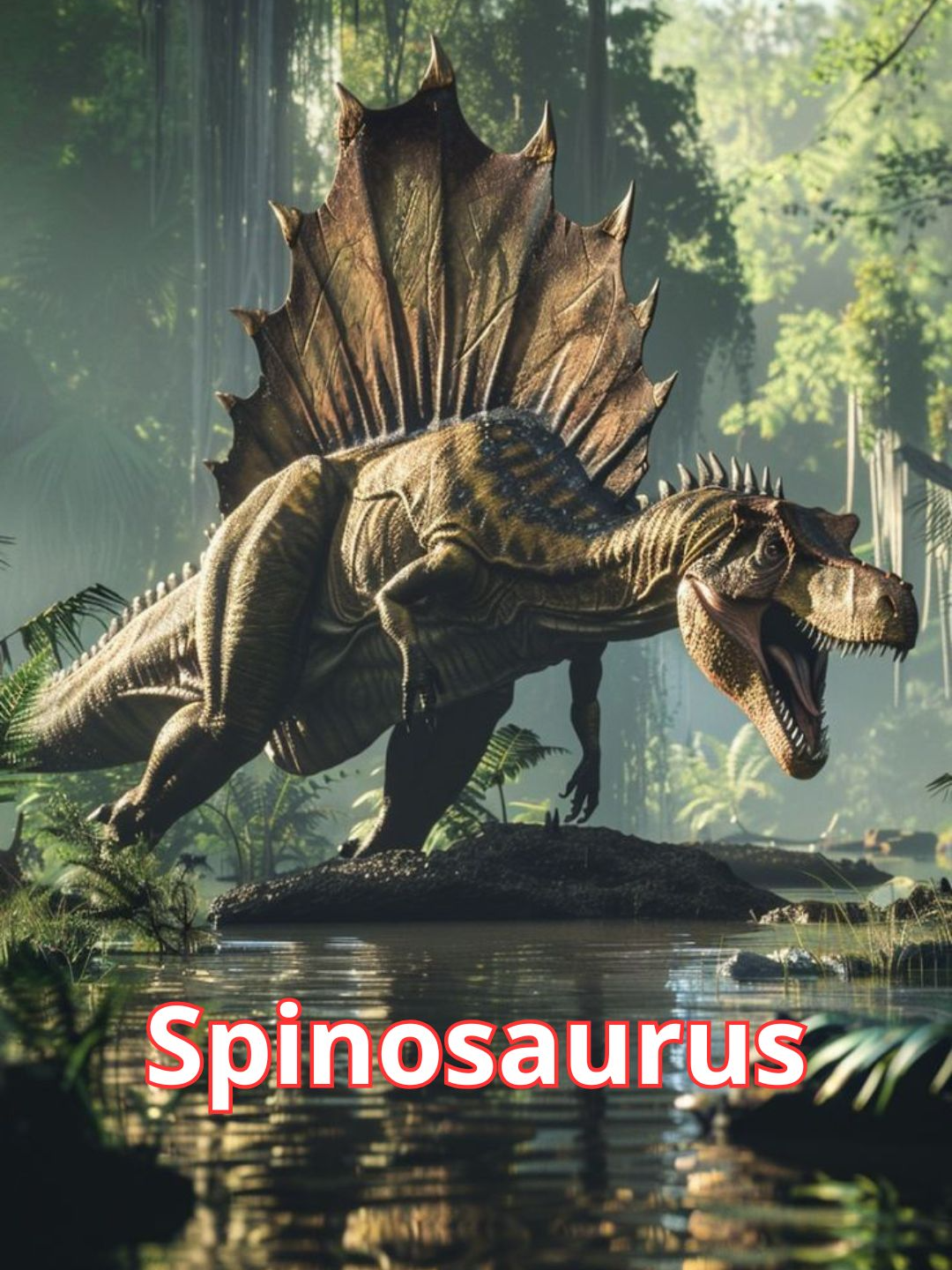 Spinosaurus – gã khủng long ăn thịt dài nhất hành tinh! Không chỉ thống trị trên cạn, nó còn là thợ săn bậc thầy dưới nước, khiến cả cá khổng lồ lẫn khủng long ăn cỏ đều phải run sợ. #Spinosaurus #KhủngLong #Dinosaur #Prehistoric #KỷPhấnTrắng #DinoFacts #KhungLong #DinoBattle #MonsterOfTheSwamp #dongvat #sinhhoc #tiktokkhampha #LearnOnTikTok #jurassic