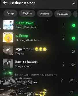 Creep X Let Down #lyric #song #radiohead