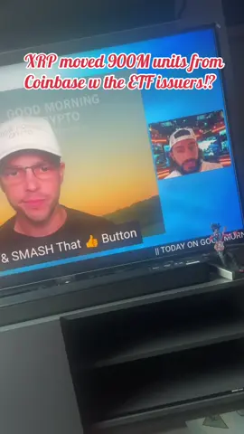 XRP moved 900M units from Coinbase w the ETF issuers!? 