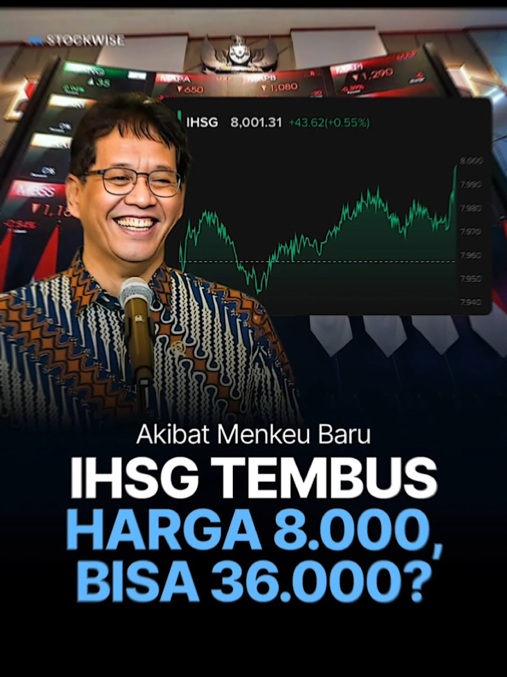 📈 IHSG Sempat Sentuh 8.000, Tapi Pasar Goyang Usai Reshuffle Kabinet IHSG sempat menunjukkan optimisme menembus level 8.000 🚀, jadi sinyal kuat kepercayaan pasar. Namun, euforia itu langsung mereda setelah Presiden Prabowo melakukan reshuffle kabinet dengan mengganti Menteri Keuangan dari Sri Mulyani ke Purbaya Yudhi Sadewa. 📉 Pasca reshuffle, indeks justru terkoreksi karena investor asing melakukan aksi jual besar-besaran. Sektor perbankan dan keuangan jadi yang paling terpukul. Hal ini mencerminkan adanya kekhawatiran terhadap arah kebijakan baru di bawah kepemimpinan Purbaya. ⚖️ Meski begitu, banyak analis percaya efek negatif ini hanya sementara. Begitu ada kejelasan kebijakan dari Purbaya, IHSG berpeluang kembali stabil bahkan melanjutkan tren naiknya. Target psikologis IHSG di atas 8.000 masih mungkin tercapai jika sentimen membaik dan dana asing kembali masuk. #andryhakim #stockwise 