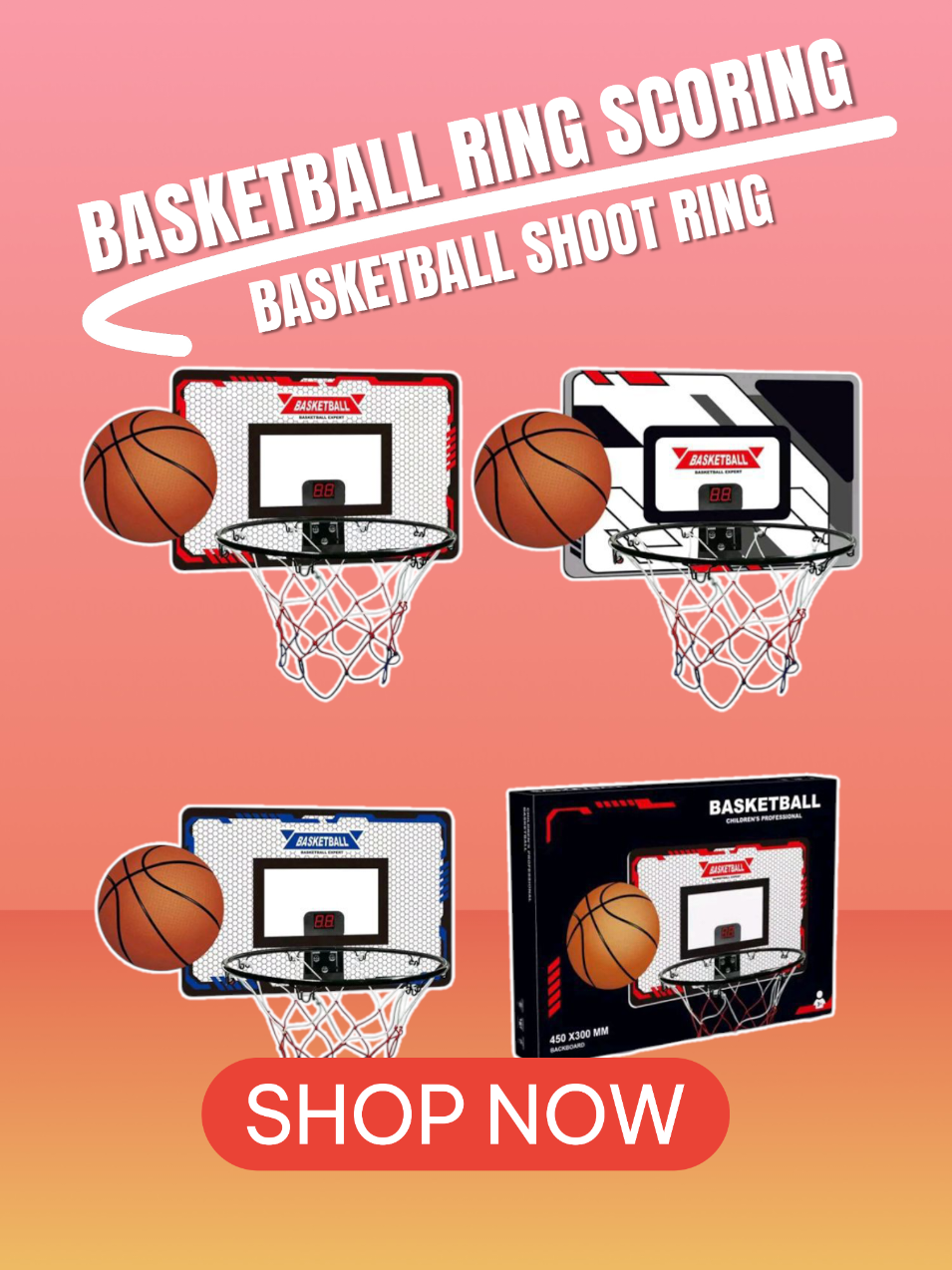 Basketball ring with electronic scoring #basketball #basketballring #basketball🏀 #indoorbasketball #indoorbasketballcourt 