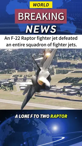 One F-22 Raptor defeats a squadron of fighters to ensure the B-52s accomplish their mission. #us #usa #usarmy #usmilitary #usaf       