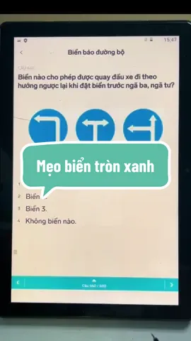 Mẹo biển hiệu lệnh #thayngocdaylaixe #600cauluatmoi #600caubocongan 