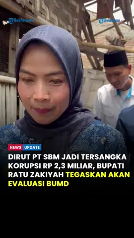 Bupati Serang Ratu Rachmatuzakiyah angkat bicara ihwal direktur utama PT Serang Berkah Mandiri Isbandi Andriwinata Mahmud yang ditetapkan tersangka atas kasus dugaan korupsi Rp 2,3 miliar uang perusahaan. Zakiyah menegaskan, dirinya telah memerintahkan Sekda untuk mengumpulkan kepala organisasi perangkat daerah (OPD) terkait untuk melaksanakan rapat membahas nasib PT SBM yang merupakan perusahaan milik BUMD Pemkab Serang. 
