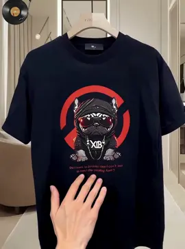 #tshirt #casualversatile #unisexfashion #TikTokFashion #coolpuppywithsunglassespatterntshirt