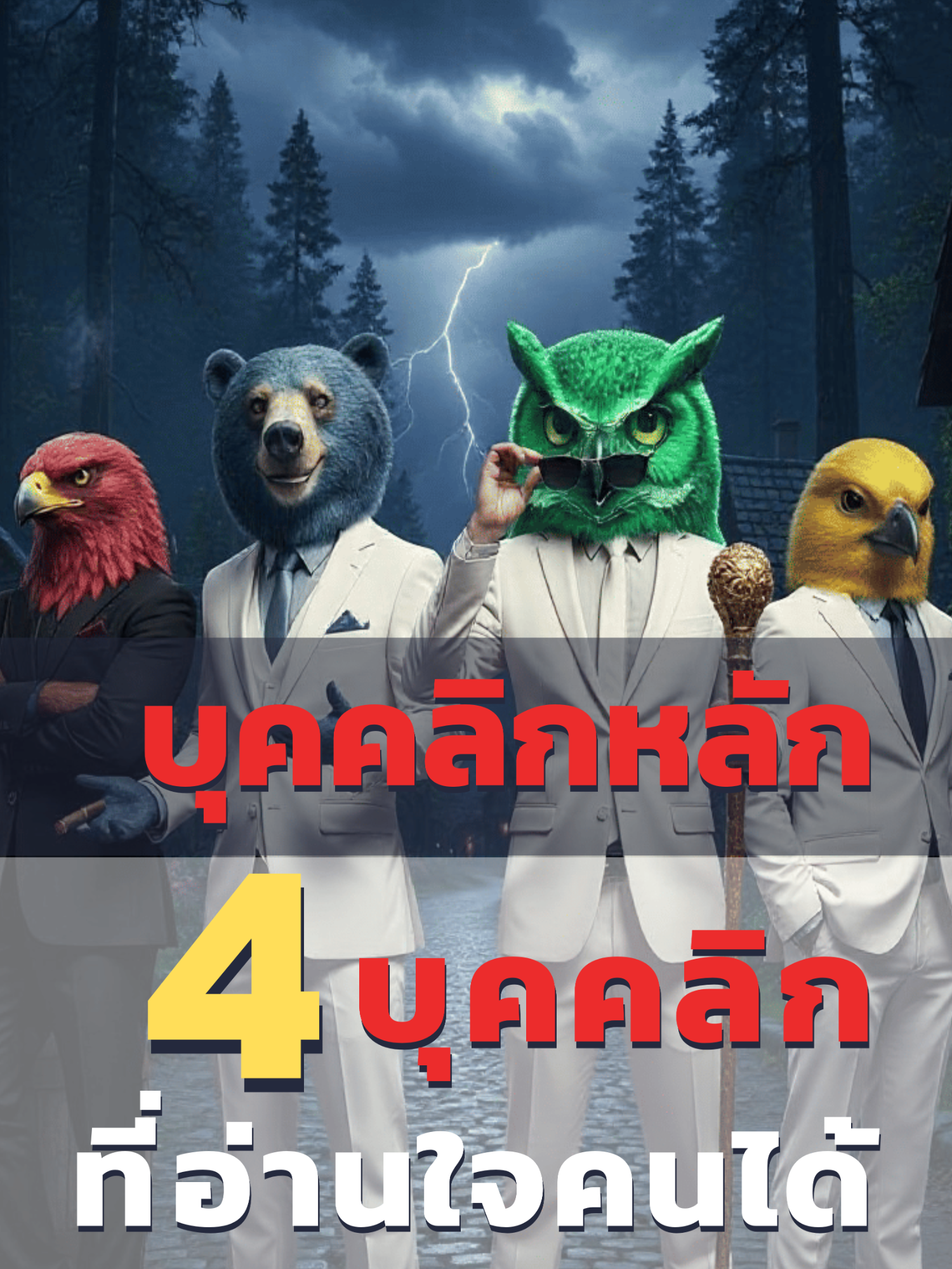 คุณสามารถอ่านใจคนด้วย 4 บุคคลิกนี้. #didentitystudio #identity #จิตวิทยา #เปลี่ยนชีวิต #เปลี่ยนความคิด #มุมมอง