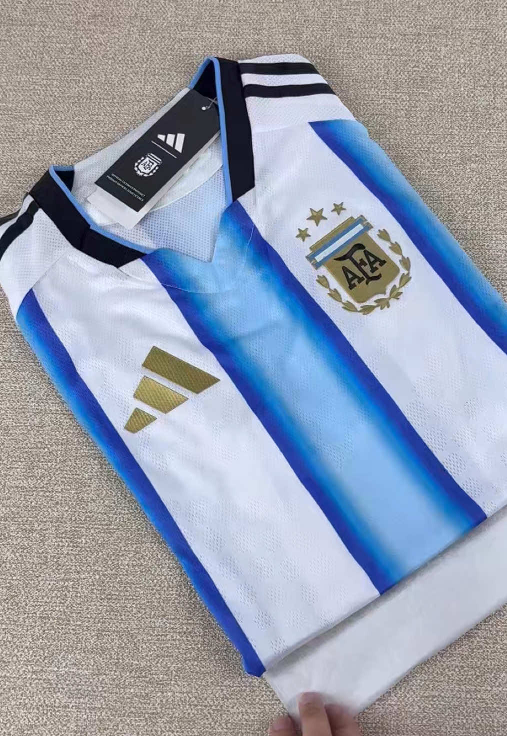 Messi 10 jersey - Argentina 2025-2026 home new kit. This is the best jersey.#fyp #Messi #Argentina #newjersey #footballjersey 
