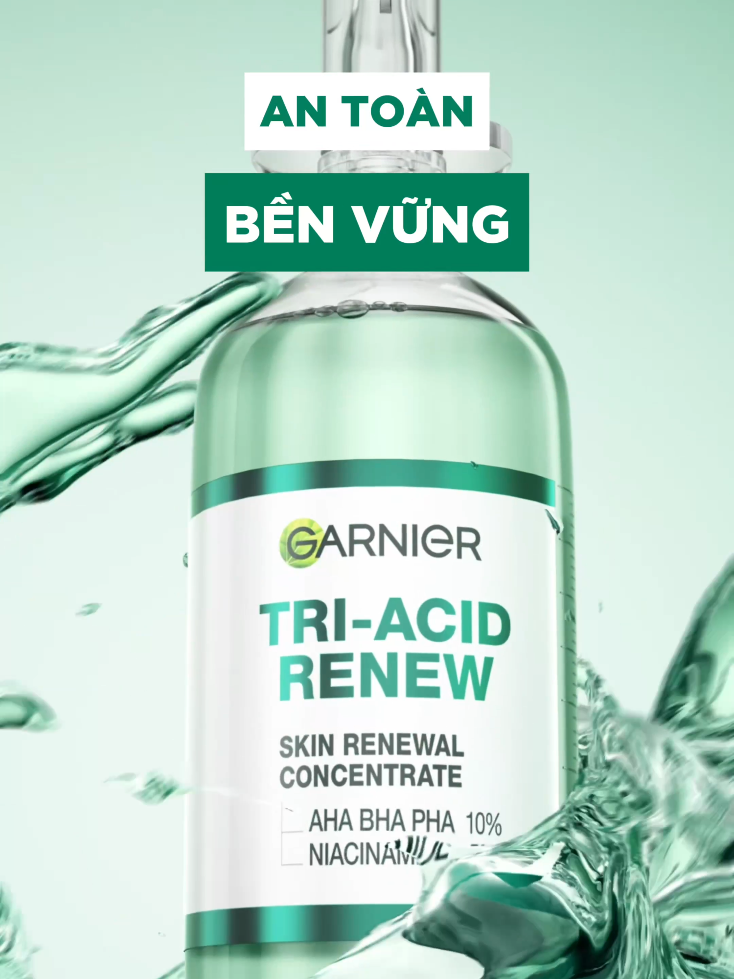 Serum Thế Hệ Mới Garnier Tri-Acid Renew hiện chỉ đang mở bán độc quyền tại TikTok Garnier, nhanh tay mua ngay thôi #serumpeelxanh #garniervn #garniertriacidtct