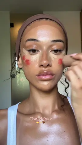 @rhode skin sun soak blush @REFY oak bronzer   #contourhack #makeuptutorial 