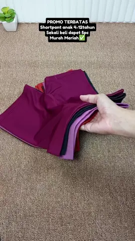 PROMO MURAH paket hemat Shortpant anak 4-12 tahun ish 5pc, murah meriah #shortpants #shortpant #hotpants #celanapendekanak #celanaanakmurah 