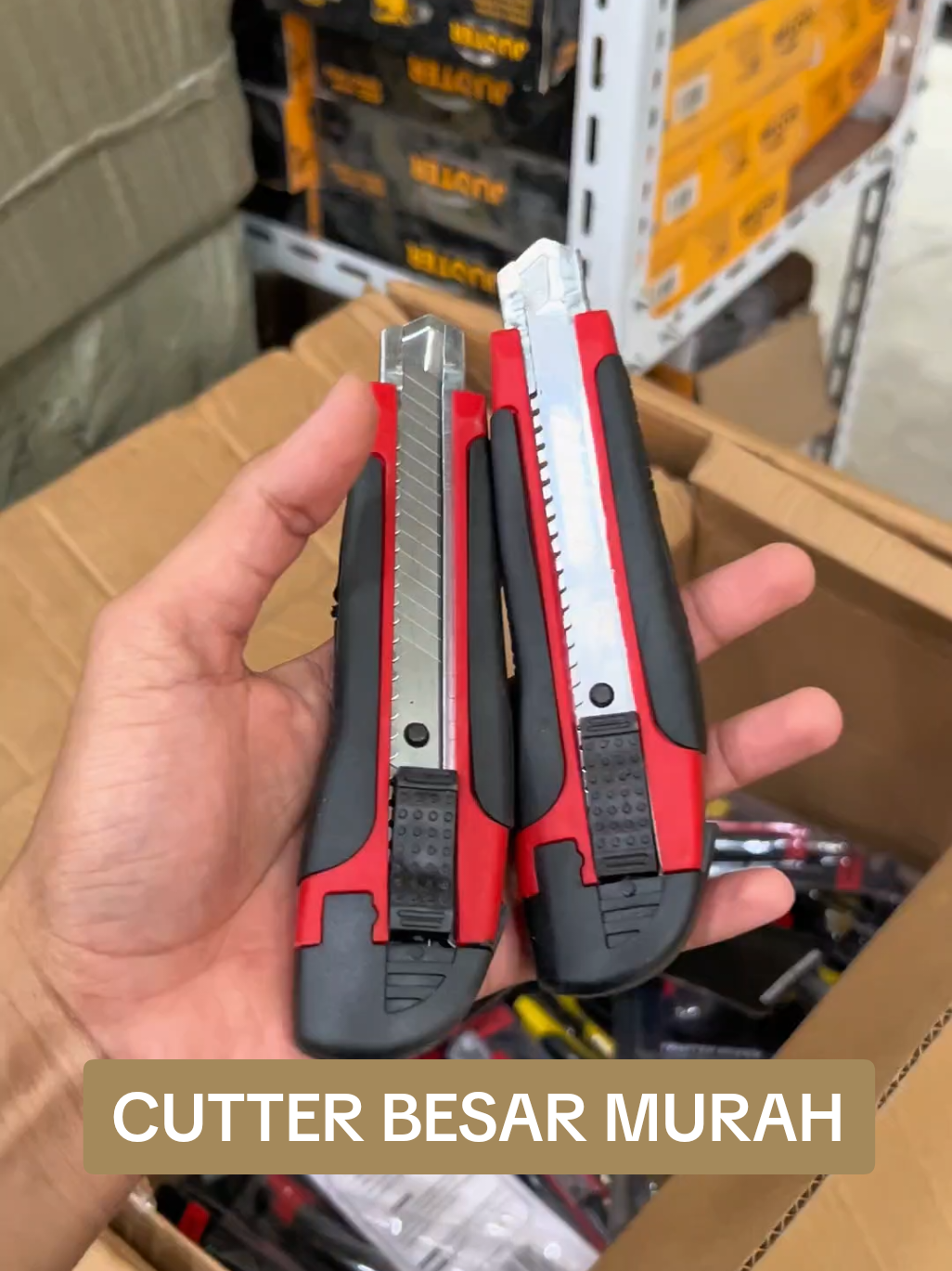 Cutter cakep dan besar kayak gini harganya terjangkau banget di kantong....  #cutter #cutterstainless #cutters #fyp #foryou 