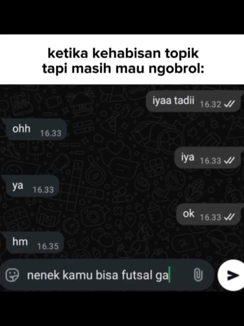 kelebihan : fast respon kekurangan : gaada topik 🤭😌🗿 #fypシ  #masukberandafyp  #masukberandamuu  #xbcyza 