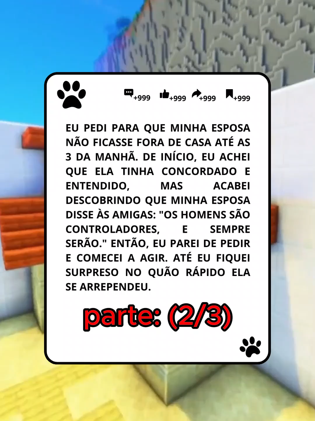 parte 2 / Minha esposa disse a amigos que os homens são tão controladores! depois que eu pedi a ela para não ficar fora até as 3 da manhã! 4p2 #redditbrasil #relatosdoreddit #reddit #redditstories #historia #relatos #relato #tiktokreddit