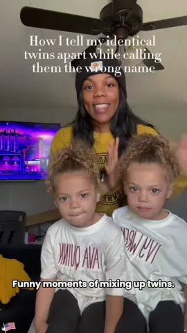 Twins are always hard to tell apart.#Twins#cute#HardToTellApart#funny#USA#foryou