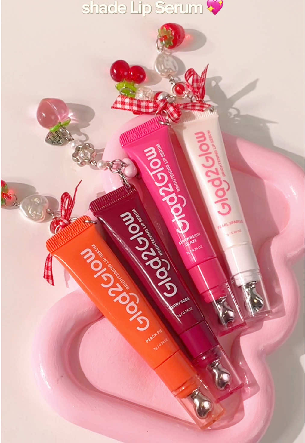 Nyobain mix semua shade Lip Serum G2G. Kira kira nama yang cocok buat shade baru apa nih GG? 🫣 #glad2glow #g2g 