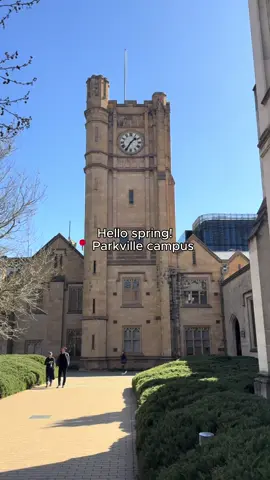 Spring has officially sprung in Melbourne 🌸 #UniMelb #University #Melbourne