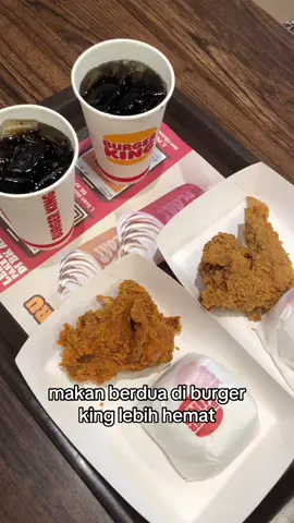 Promo buy one get one🔥 Hanya beli lewat tiktok!!! Makan berdua, cuman 40rban aja loh 😍 Yuk beli promo nya! - Klik tag lokasi di video ini - Klik Beli - Payment - Lalu tukarkan dikasir 🔥 Yukkk, gaskan sebelum kehabisan promo nya🥰 #NexEnt #Burgerking #Burgekingpromo #promoseru #nextentertaiment 
