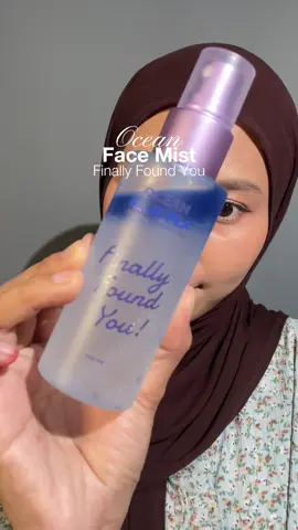 suka banget sama formula dan hasilnya🏆 #oceanbluepea #facemist #finallyfoundyou #ffy 