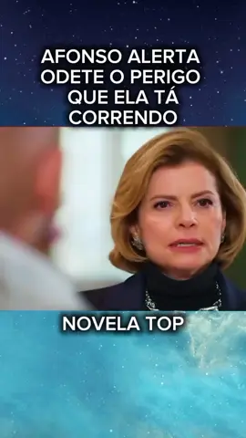 Afonso avisa odete#novelas #cena 