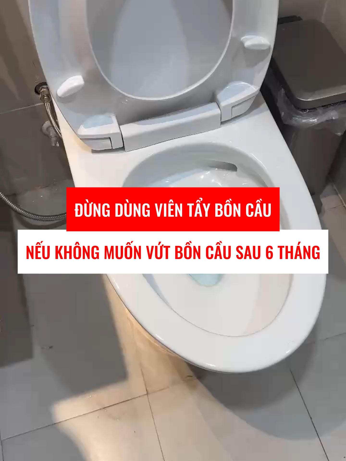 Đừng dùng viên tẩy bồn cầu nữa nha các bác
