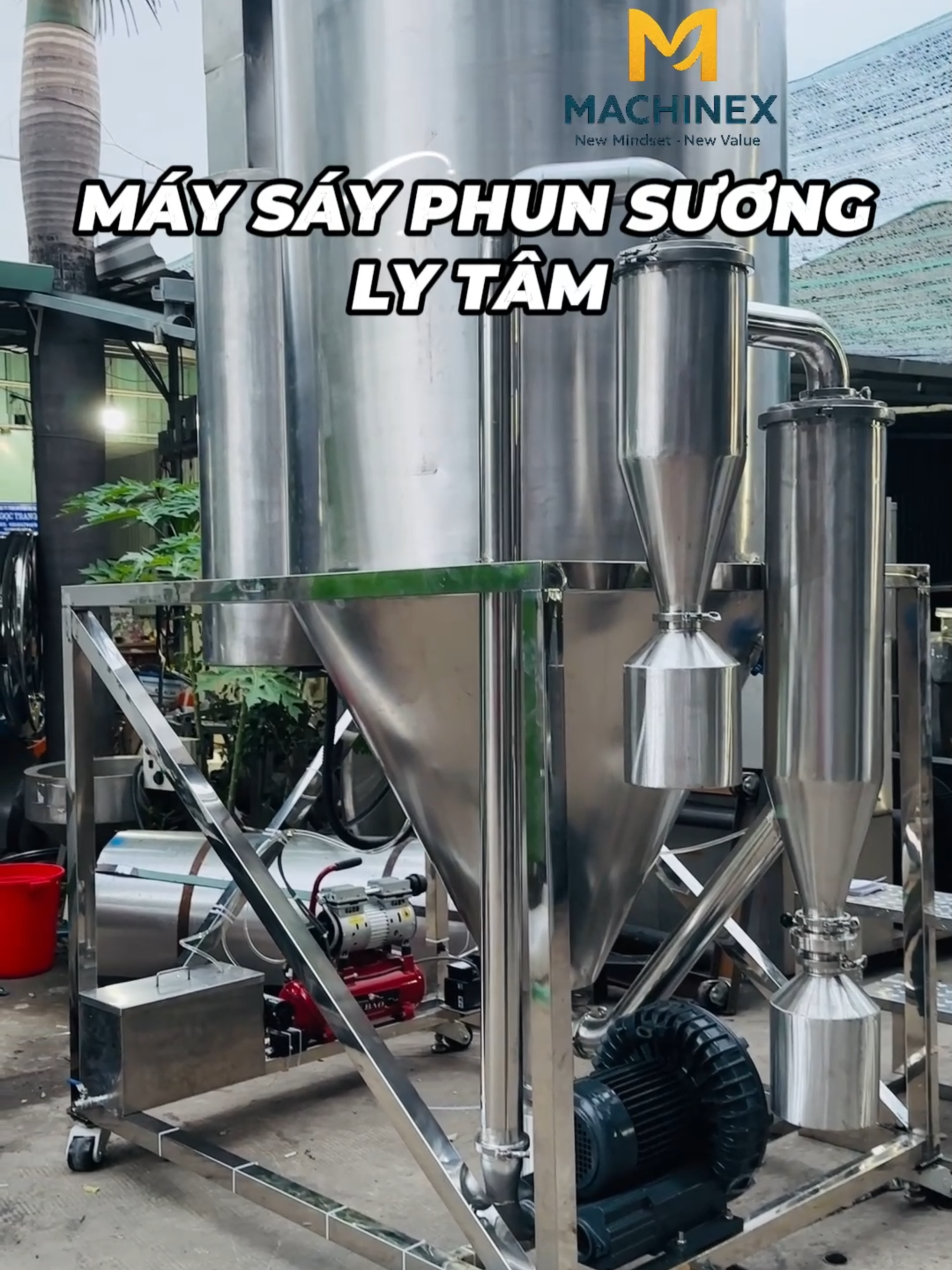 ĐỘT PHÁ CÔNG NGHỆ VỚI MÁY SẤY PHUN SƯƠNG LY TÂM #machinexvn #maysayphunsuong #maysayphunsuonglytam #congnghecao