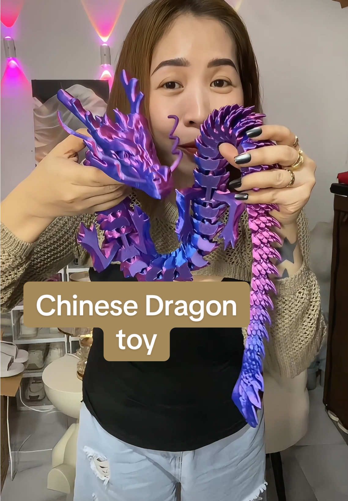 3D printed chinese dragon  #3dprintedchinesedragon #chinesedragon #dragontoy #toys #dragontoys 