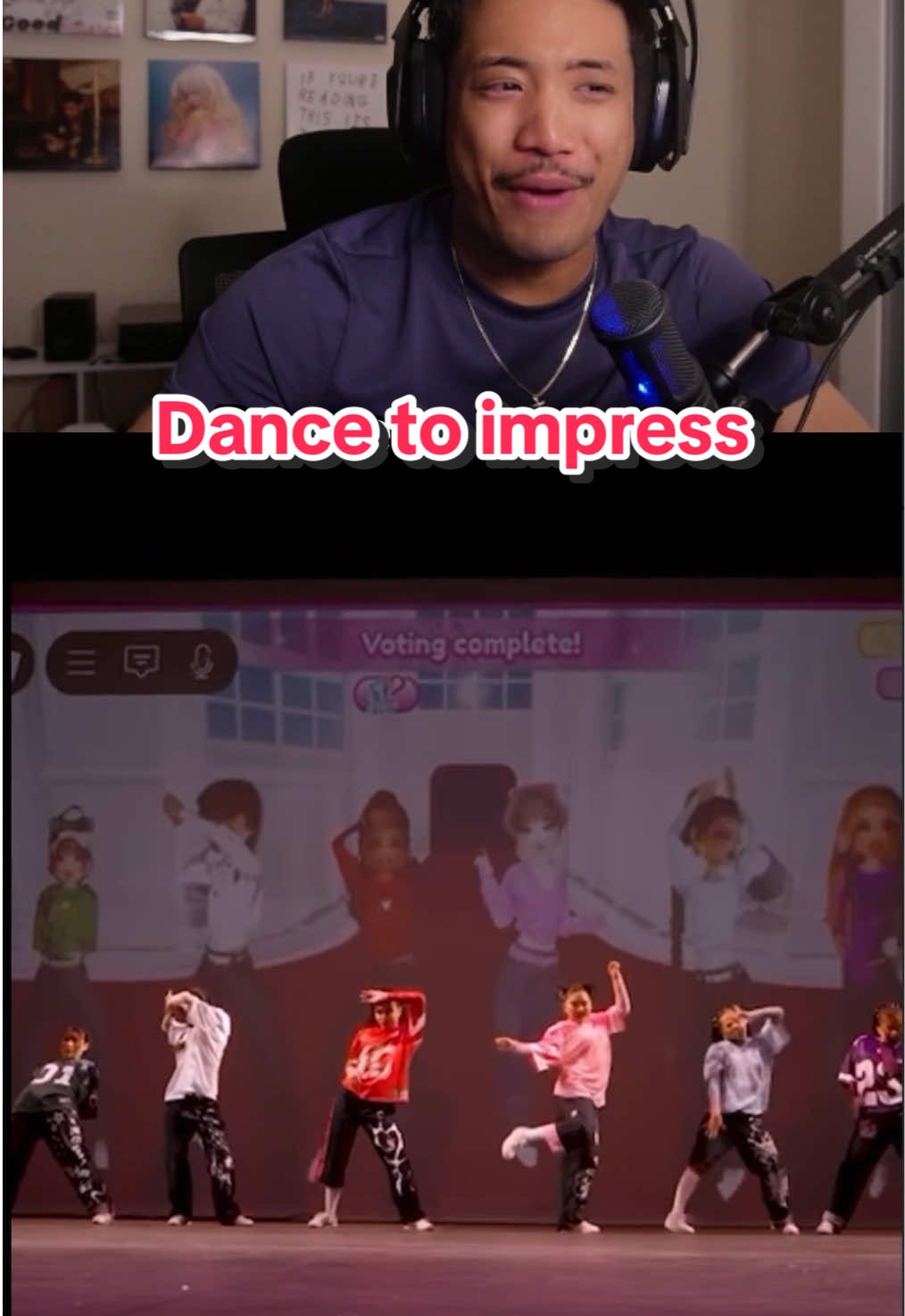 Full reaction to this ★★★★★ performance  Dance: @snowangelz_6 #dti #dance #dresstoimpress