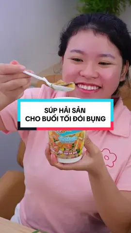 Súp Hải Sản cho buổi tối đói bụng 🥰🔥 #isouphuups #supanlien #huups #isoup #suphaisan 