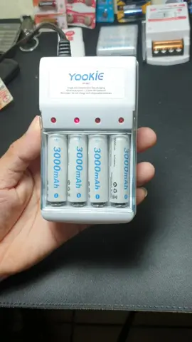 Pin AA 3000mAh Bộ sạc lại #pinsaclai #pin #pinsacmicro #pindongho #pinhatkaraoke 