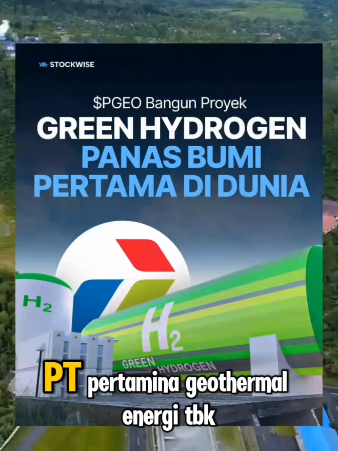 🚀 Indonesia Jadi PERTAMA di Dunia Bangun Green Hydrogen dari Panas Bumi! 🇮🇩✨ Indonesia catat sejarah dunia! 🌍🔥 PT Pertamina Geothermal Energy Tbk ($PGEO) resmi membangun Green Hydrogen Pilot Plant pertama di dunia yang berbasis energi panas bumi di Ulubelu, Lampung. 👉 Target produksi: 100 kg hidrogen hijau per hari pada 2026. 👉 Dipasok untuk Pertamina Group & Toyota dalam pengembangan kendaraan hidrogen. Bangga jadi bagian dari bangsa yang memimpin energi bersih dunia! 🇮🇩✨ Apakah kamu percaya Indonesia siap jadi pusat revolusi energi dunia? 💡 #Indonesia  #greenhydrogen  #PGEO #Pertamina #energibersih 