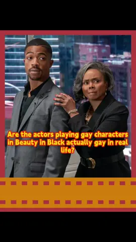 Are the actors playing gay characters in Beauty in Black actually gay in real life #us #BeautyinBlack #TerrellCarter #StevenNorfleet #fyp