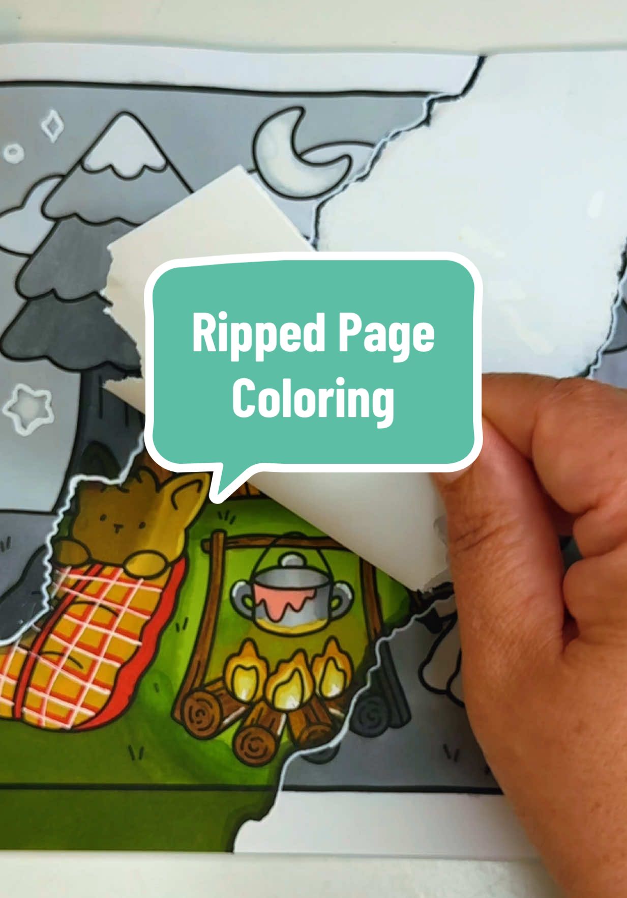 #rippedpage #colortrend #coloring #coloringbook #ohuhu 