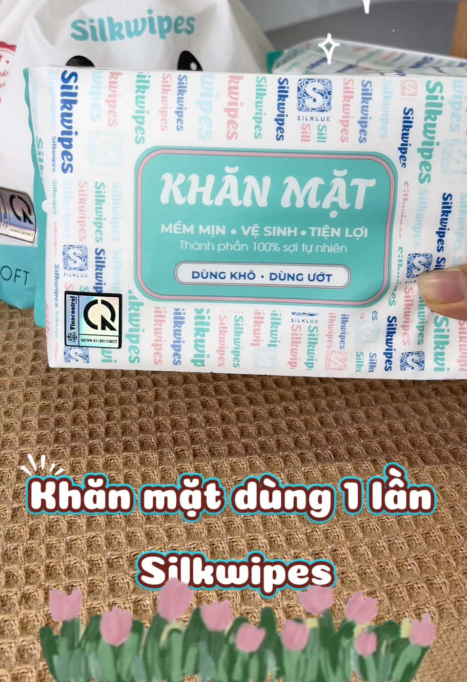Khăn mặt rút Silkwipes#khanmat #khanmatkho 