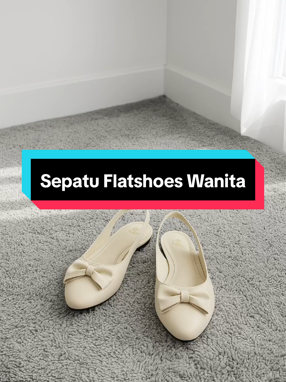 Sepatu Flatshoes Wanita Kasual Sepatu Balet Cewek Model Pita Karet Zikha.Id #OOTD #sendalviral #sepatu #sepatuwanita #sepatucewek 