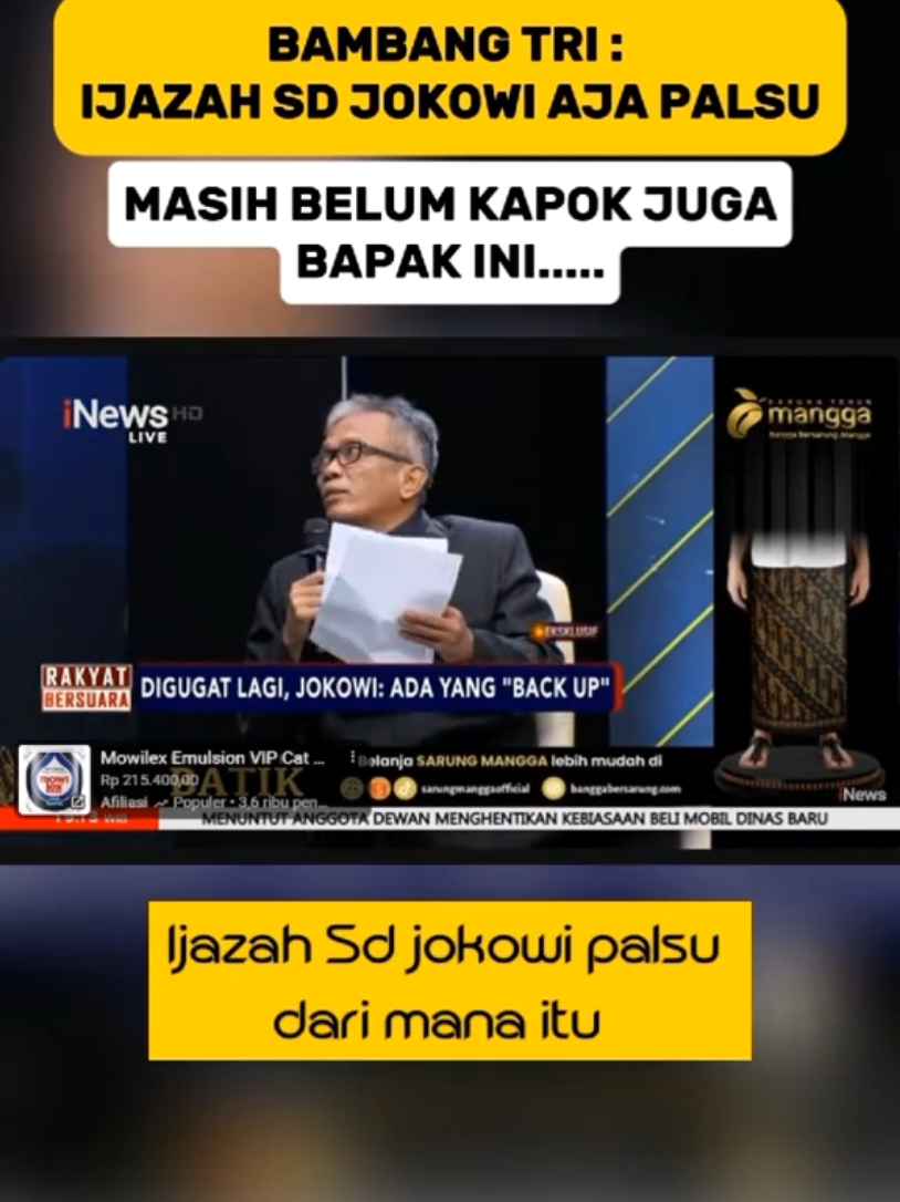 BENARKAH IJAZAH SD PAK JOKOWI PALSU? #ijazahpalsu #jokowi #prabowo #gibranrakabumingraka #nkrihargamati