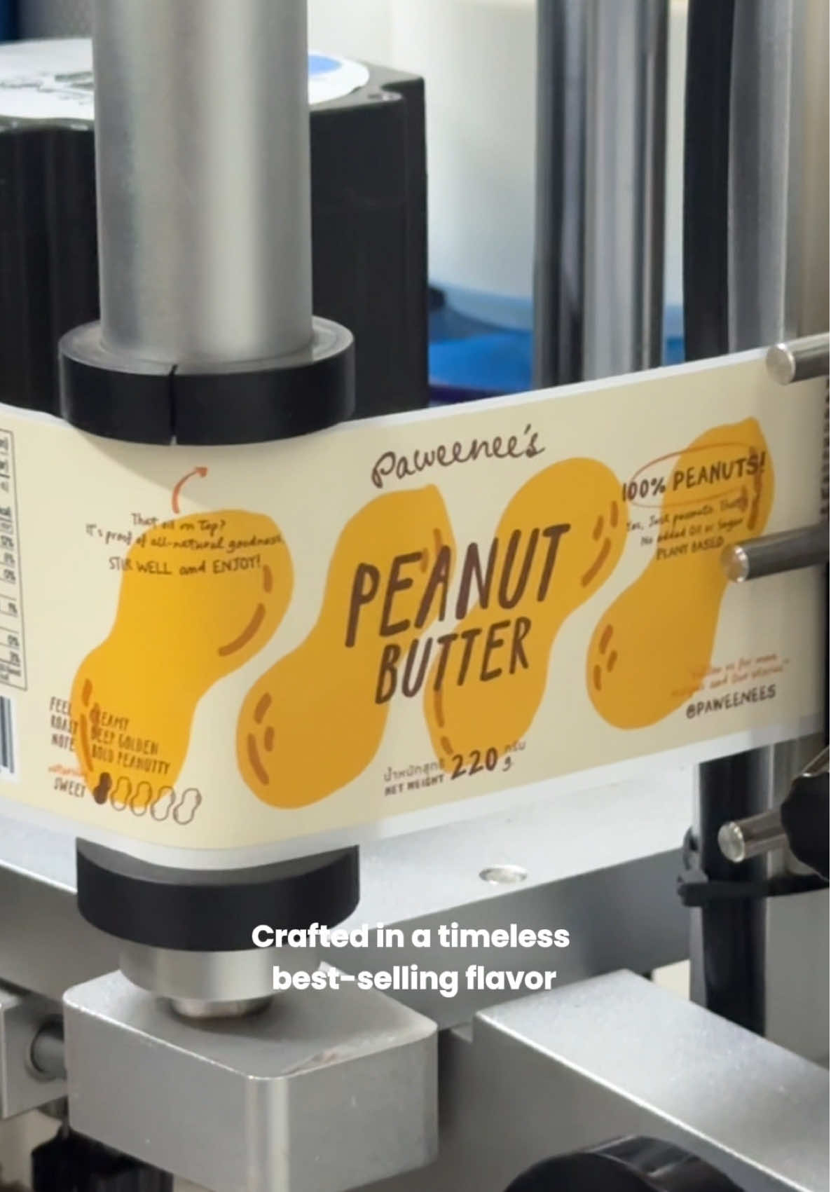 Crafted in our all-time best seller 🥜✨ Paweenee’s Peanut Butter – รสชาติที่ครองใจทุกคนตลอดกาล ใครได้ลองแล้วบ้าง? 👀💛 #เนยถั่วPaweenees #Paweenees #Paweeneesnutsbutter #Nutsbutter #เนยถั่ว  