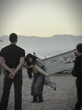 Jiminjeong beach date😍 #winter #karina #jiminjeong #winrina #aespa 