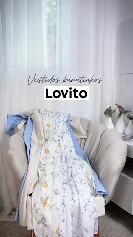 Qual estilo floral você prefere: laranja ou azul?  🧡💙Estes vestidos leves com decote em V são perfeitos para um brunch de fim de semana ou um passeio tranquilo.🌸 🔎Pesquise ID na Shopee APP para comprar! 👉Link em nossa biografia 🔗 L131ED314 L118ED336 #Lovitobr #LovitoFashionistas #fypagee #fyp 