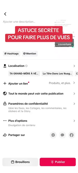 Astuce pour faire plus de vues et gagner en visibilité sur Tiktok #astuces 