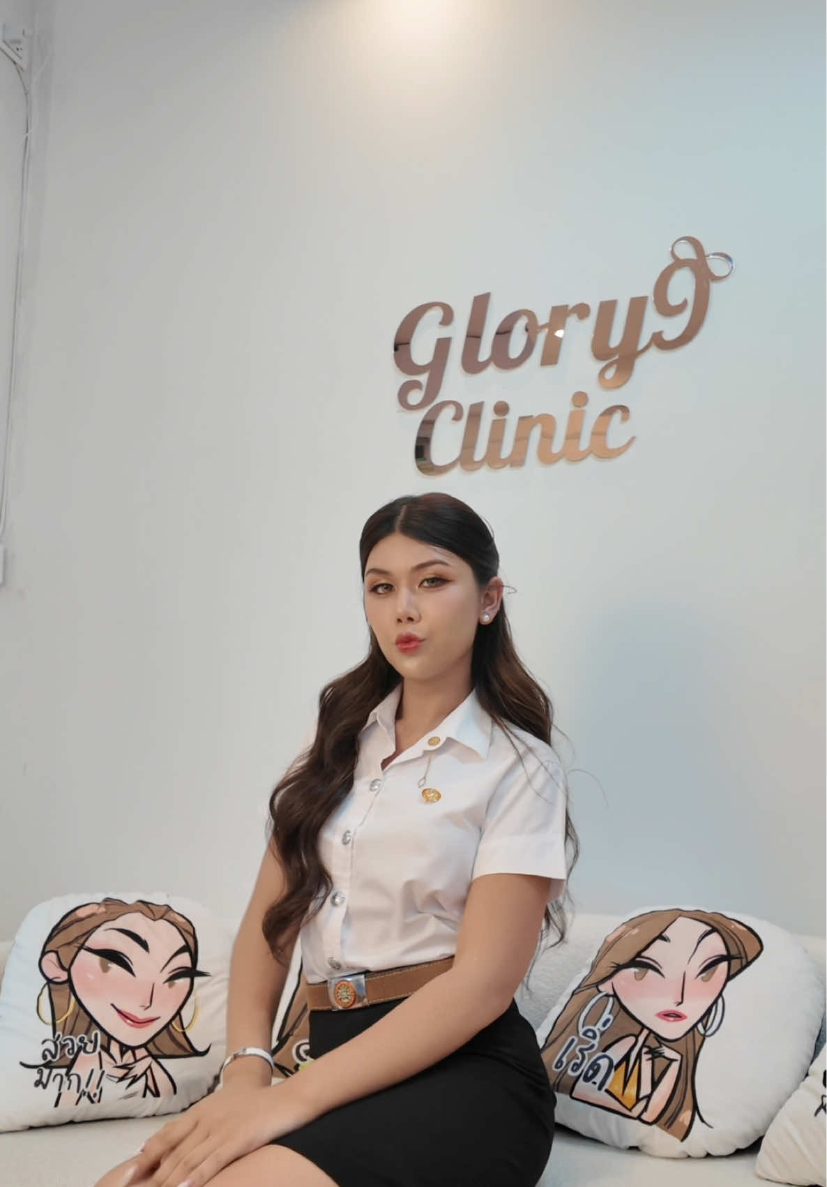 มาบอกเคล็ดลับหน้าจึ้งก่อนขึันเวที @Glory9clinic 🩷✨ #glory9clinic 
