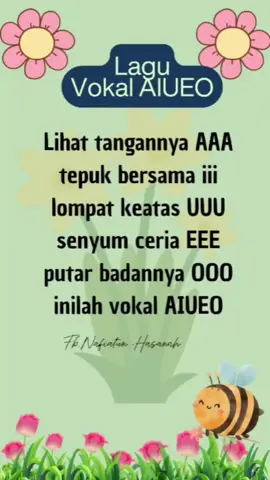 ice breaking mengenal huruf vokal  #hurufvokal #laguaiueo #fyp