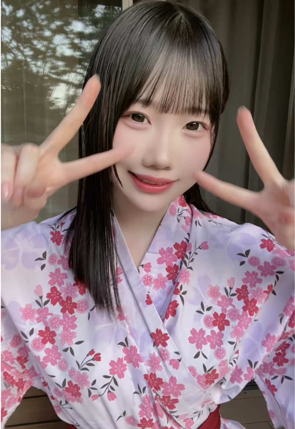 旅館の浴衣似合ってる？👘 > ̫ < ♡#浴衣 #旅館 #fyp #fypシ゚ 